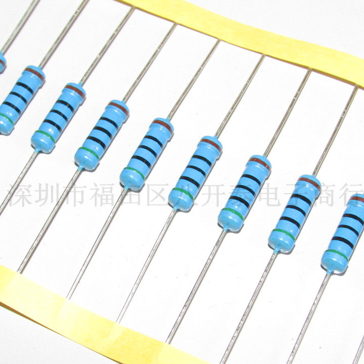 2W 500R 2W500 ohms 1% 500 ohms 2W 500R metal film resistors 100 a 12-membered