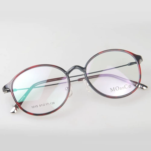 TR-90 Мужчины и женщины Иопатия Глаза Глаза анти-оцененные металлические ноги продукты ioplastic очки 1015