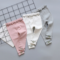 2019 Spring and autumn baby pants Girls leggings 1-3 years old female baby pants stretch small pants baby wear
