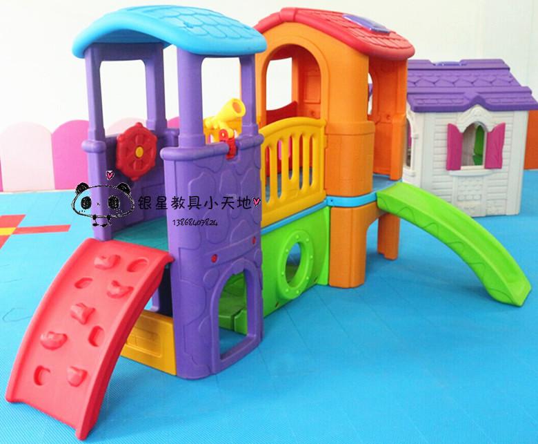 Slide-ladder small fairy-club slide-ladder kindergarten slide-ladder thickened indoor rock climbing slide