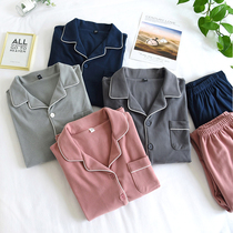 Autumn and winter new products soft elastic velvet all-match solid color couple men and women long-sleeved home clothes pajamas warm suit