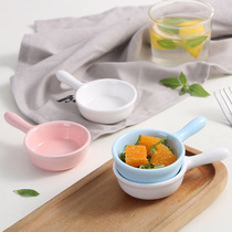 Colour glazed seasoned ceramic soy sauce Vinegar Dish Ketchup Dish Creative Western Dining Cutlery Salad Saucer Dishes