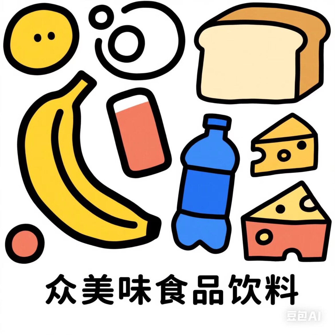 众美味食品饮料的LOGO