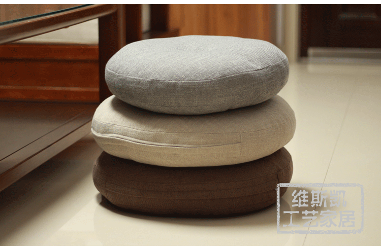 vải lanh quanh thiền đệm cửa sổ futon thảm sàn tatami ban công và dày mat quỳ pad Phật - Ghế đệm / đệm Sofa nệm sofa rời