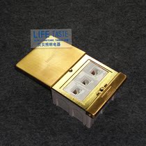  86 type ground plug Henghui ground plug Flat push slide cover side slide phone dual computer ground plug