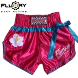 Fluore Fire Blood Muay Thai короткие штаны Sanda Fighting Fighting Training Competition Взрослые профессиональные боксерские штаны
