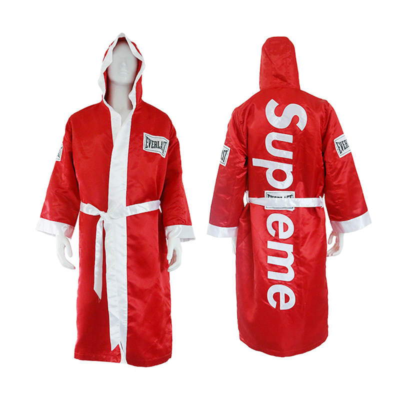 2018 new 17FW supreme boxing suit wardrobes red atmosphere to hit gog fighting robe spot