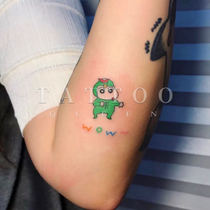Flower arm girl TATTOO 32 cartoon character hand drawn crayon small new letter cute TATTOO sticker