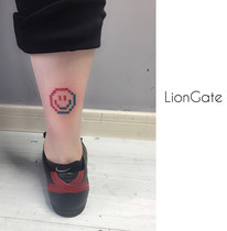 Flower Arm Teenage TATTOO X78 mosaic gradient smiley face original Cebu calf tattoo patch with a 6