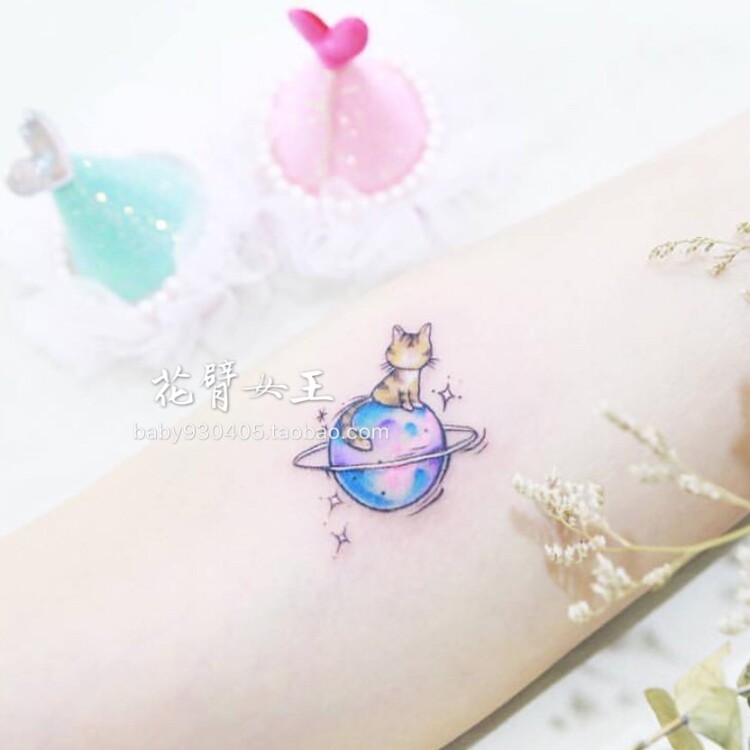 Flower arm girl Tattooo X160 star star small fresh girl tattoo sticker