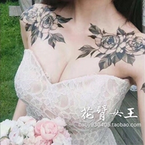  FLOWER arm GIRL TATTOO X117 118 shoulder sexy flower flower leaf pair of tattoos