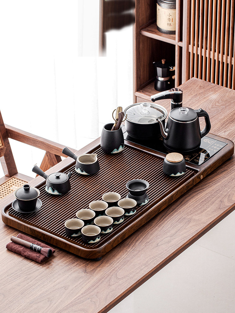 Tea Set 2026 New Model Fully Automatic Tea Tray Home Tea Table Kettle Integrated Complete Tea Ceremony Set