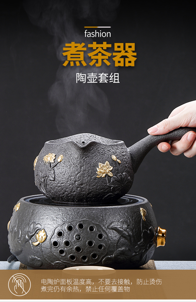 Tang Feng clay POTS to boil tea machine filter side cook the casing outside the'm ceramic teapot tea stove heating household utensils suits for