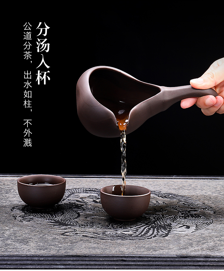 Tang Feng Zisha Bộ trà tự động Xoay trà Trang chủ Retro Máy xay đá Ấm trà Bộ ấm trà Lẩu ấm đun nước - Trà sứ bình pha trà thủy tinh có lõi lọc