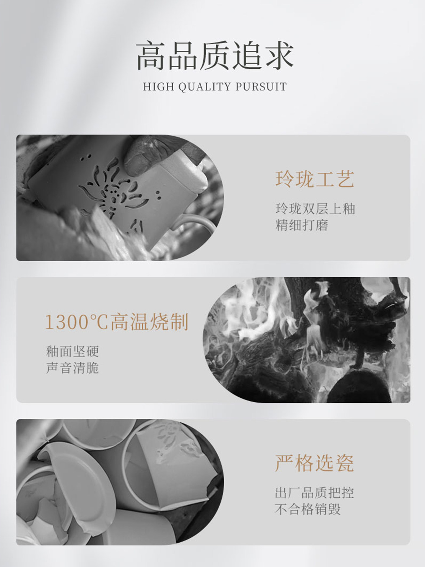 Tangfeng Portable Exquisite Travel Tea Set Outdoor Office Quick Cup White Porcelain for Women Single-Person Tea Brewing Use