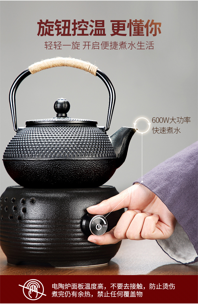 Tang Feng teapot cooked tea is tea set suit household electric iron pot of cast iron pot TaoLu kettle kung fu tea furnace