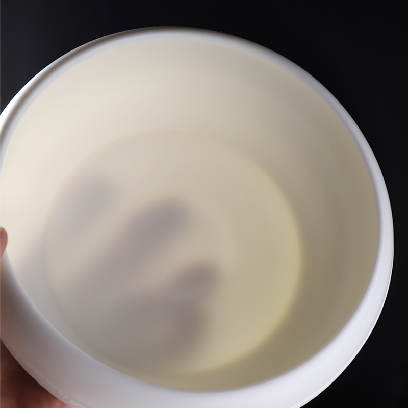 The Receive Tang Feng dehua white porcelain tea to wash to the suet jade cup bowl large capacity writing brush washer from Jane tea water, after the 190097 z
