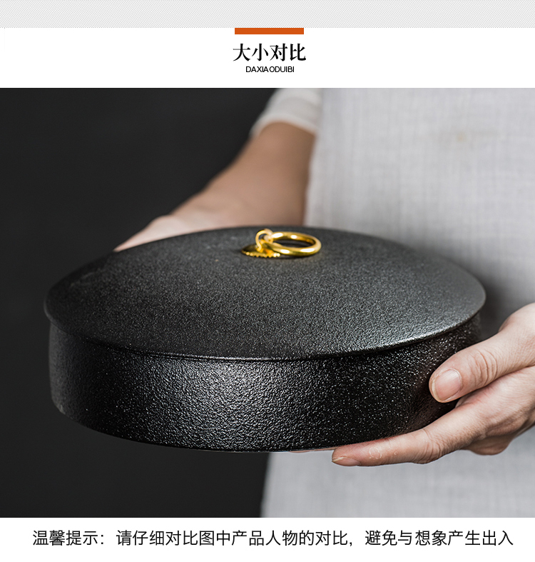 Tang Feng pu - erh tea box box tea cake home caddy fixings ceramic seal pot store tea POTS and POTS