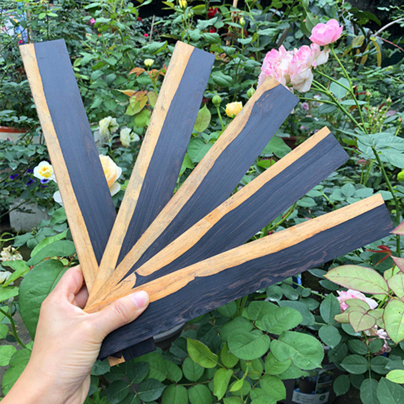 Red Wood Purple Light Sandalwood Yin & Yang Wood White Leather Patch Material Drop Glue Nature Shape Shank Ring Sign Engraving Side Angle Stock