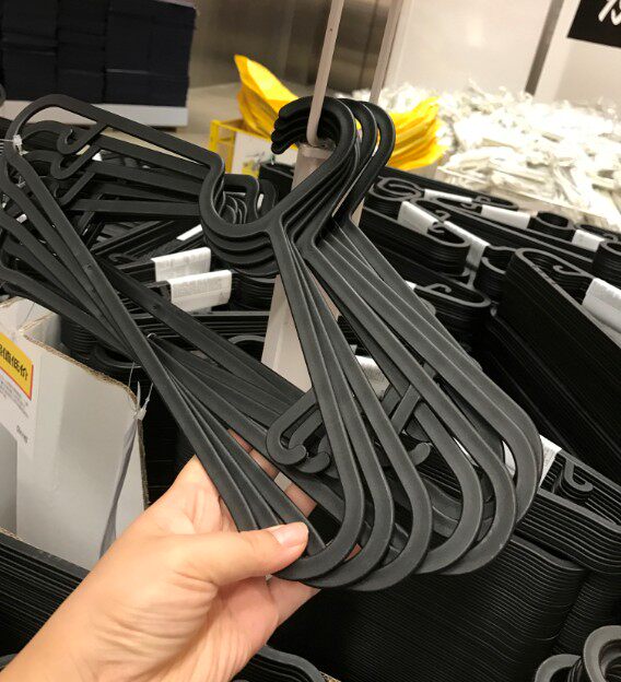 Domestic IKEA Estin hanger trousers hanger skirt hanging 10 pieces drying rack drying rack three-in-one new product