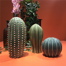 Domestic IKEA Fansiji Cactus ornament 3-piece set green