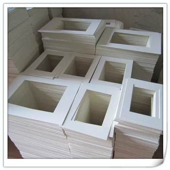 Cardboard processing photo frame lining cardboard printing LOGO color paper photo frame cardboard opening custom round oval special shape