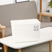 Music Buckle Music Buckle Containing box Plastic with cover Desktop Cosmetic Debris Finishing Box Bathroom storage box