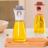 Бутылка для бутылки для домашнего кухонного травмы пониженной панели, смягченное стеклянным маслом, утечка утечки утечка пуховое соевое соус уксус барбекю