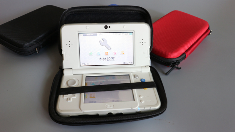 Mới nhỏ ba NEW3DS túi gói cứng đặt ba gia đình để 3ds NDSi NDSL mặc không trượt túi gói bảo vệ - DS / 3DS kết hợp hình dán 3d cho máy chơi game