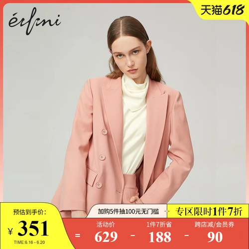 Весенний розовый пиджак классического кроя, 2020, в корейском стиле