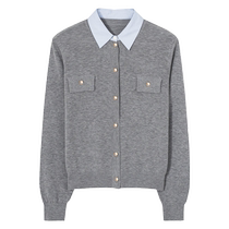 IVeli Design feed Grey Faculty Wind leave Two shirt ошейник Knitted Кардиган 2024