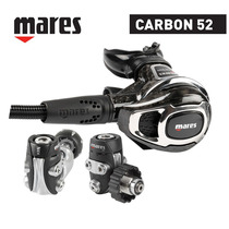 MARES Carbon52 Carbon Lightweight Diving Breather Regulator One and Two Head Backup Breather