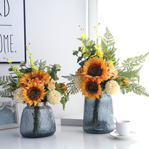 Already Strangerfresh Sunflower Emulated Floral Bouquet Fake Flower Furnishing table floral drawing room Home Dry flowers decoration Nordic