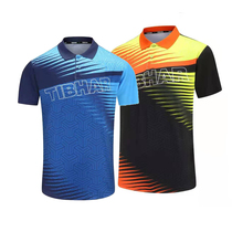German tibhar tall and straight magic color table tennis clothing sportswear childrens mens and womens short-sleeved T-shirt table tennis jersey