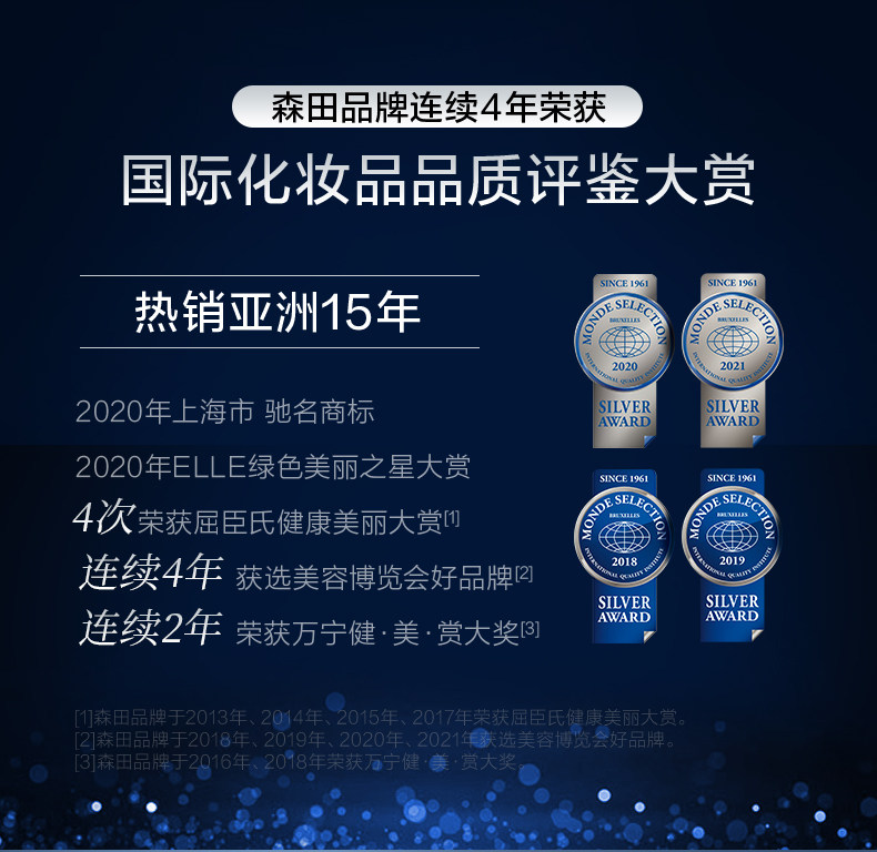 台湾产 Dr.Morita 森田药妆 五重玻尿酸精纯恒润面膜 30g*5片盒装*2件 天猫优惠券折后¥49包邮包税(拍2件)