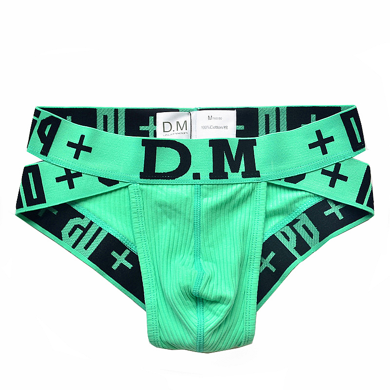 FRPE Mens Low Waist Hipster Show Nightclub Solid Color Brief