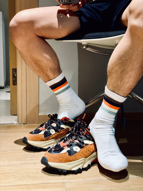 Calcetines largos de algodón a rayas para hombre Gay, medias deportivas de  tubo, cómodas, con diseño único de arcoíris, a la moda