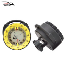 50 submersible meters strong magnetic water pointer north BGE needle tube clamp seat underwater light night compass with side window scuba tube clamp