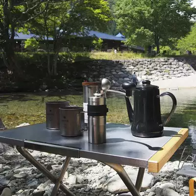 UNIFLAME Japan outdoor table and chair portable camping supplies food barbecue ingredients chair camping equipment tent