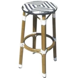 Французский бамбуковый барный стул ротан