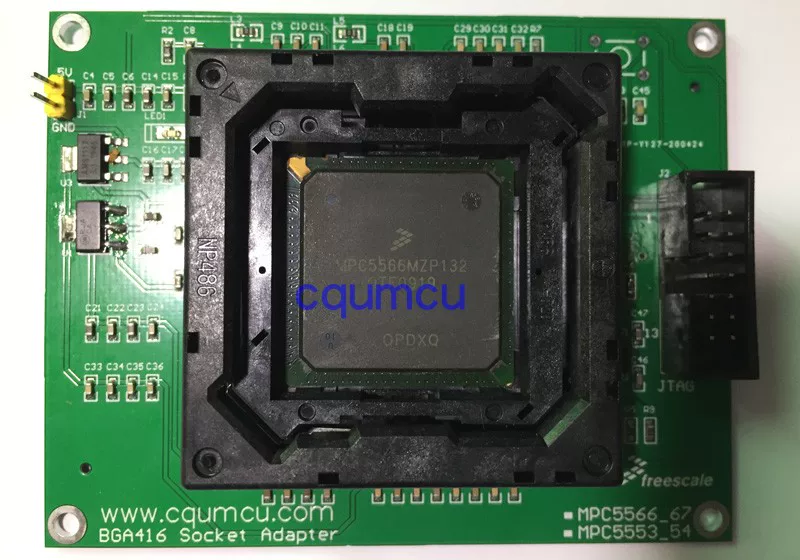 Freescale MPCSPC5XXX burning test equipment BGA chip read and write socket NXP programming adapter