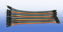 DuPont wire sleeve wiring double head 1P plastic shell length 20CM male to male 1 group of 10 colored