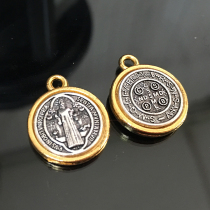 Catholic Holy Art St Benedict Holy Plaque 1 5 cm