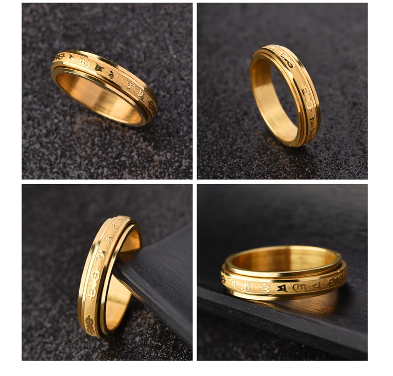 Bague mixte en Acier au titane - Ref 3088481 Image 16