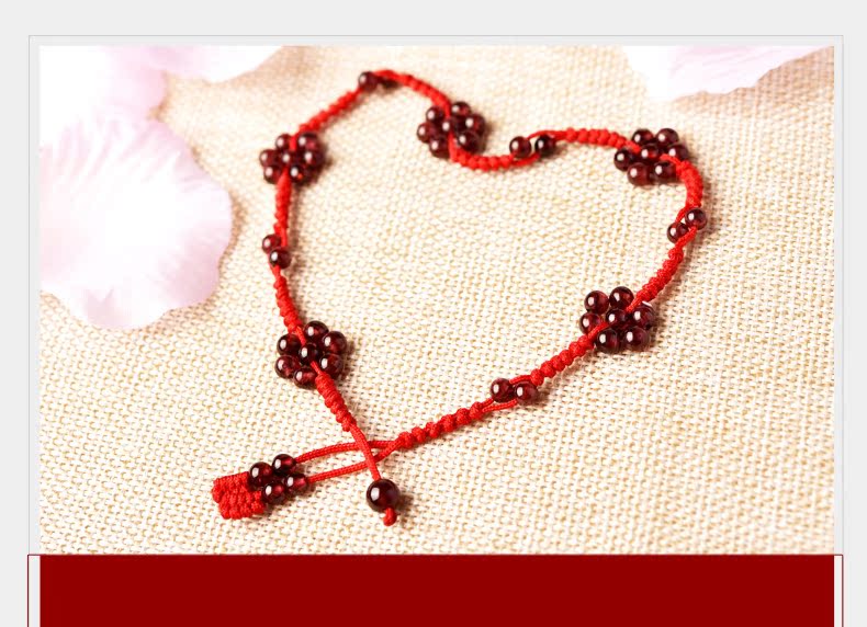 Khai trương năm 2019 chuồng lợn garnet bảy sao vòng chân nữ sinh năm hoàng đạo là một con lợn đan tay đỏ dây thừng lắc chân nữ hàn quốc
