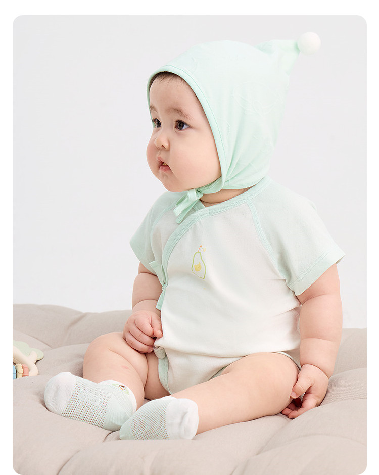 Balabala Children's Clothing Newborn Baby Clothes Full-Month Baby Jumpsuit Infant Romper Triangle Autumn Outfit Two-Piece Set — 39