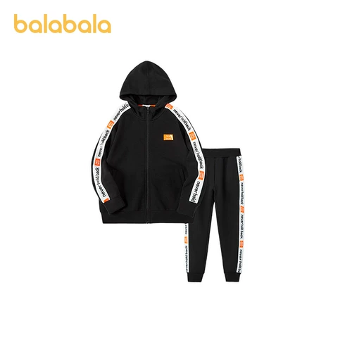 巴拉巴拉 Лонгслив для мальчиков, осенний спортивный костюм, комплект, 2020, подходит для подростков