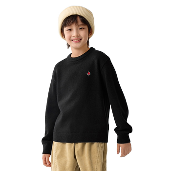 Balabala children's pullover sweater versatile knitted sweater