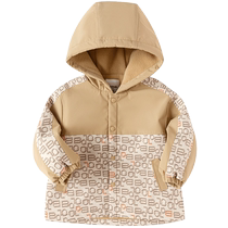 (Mall the same section) Balabala boy jacket baby blouses fashion boomers Cool Ocean Gas Plus Suede Comfort