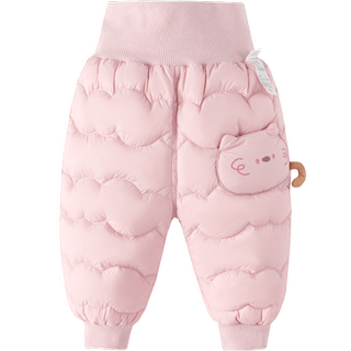 巴拉巴拉婴儿羽绒裤男童长裤女童裤子保暖裤宝宝高腰冬季加厚加绒